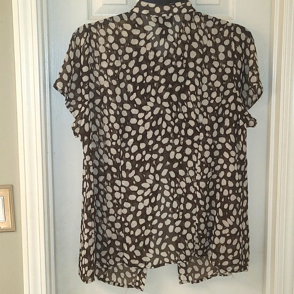 Brown and white sheer bottom down top - Picture 2 of 2